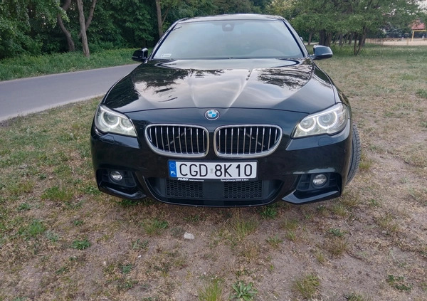 BMW Seria 5 cena 96000 przebieg: 142000, rok produkcji 2015 z Bobolice małe 79